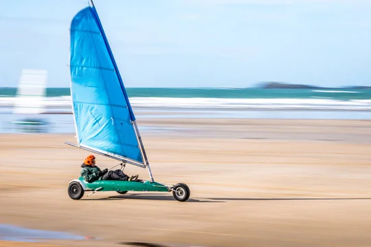 char à voile